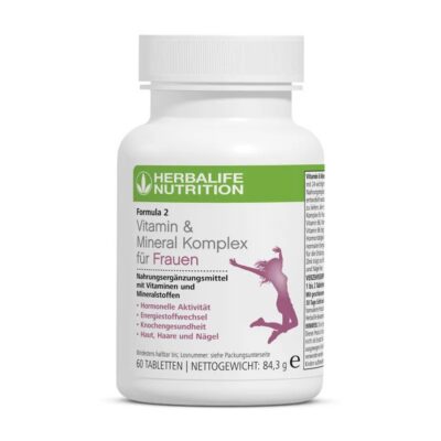 Herbalife Formula 2 Vitamin & Mineral Komplex für Frauen, 60 Tabletten