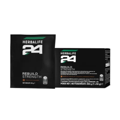 Herbalife H24 Rebuild Strength Schokoladengeschmack, 7 Portionspackungen à 50 g