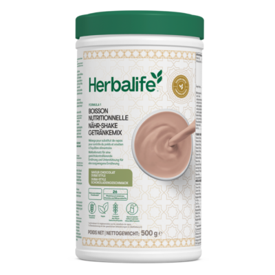 Herbalife Formula 1 Nähr-Shake Limitierte Edition Dubai-style Schokoladengeschmack 500 g Dose - Vegane Gesunde Mahlzeit