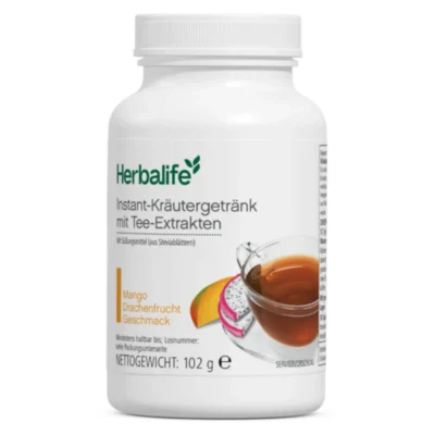 Herbalife Instant-Kräutergetränk mit Tee-Extrakten Mango-Drachenfrucht-Geschmack 102 g