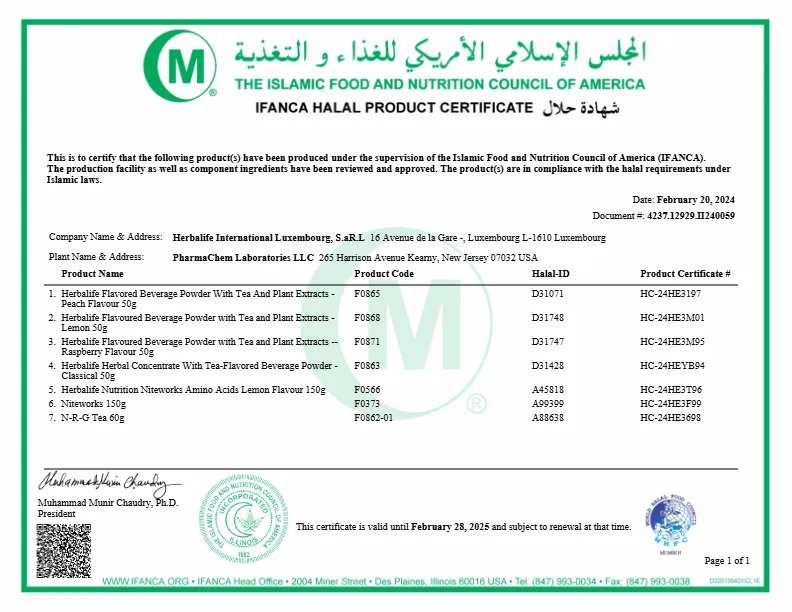 Fine Foods HFCE Zertifikat
