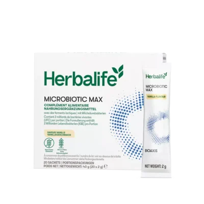 Herbalife Microbiotic Max mit Vanillegeschmack, 20 Portionspackungen à 2 g