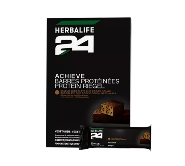 Herbalife24 Achieve Protein Riegel Chocolate Chip Cookie Dough Packung mit Riegel