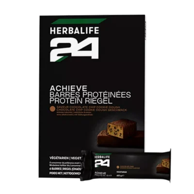 Herbalife H24 Achieve Protein Riegel Chocolate Chip Cookie Dough, 6 Riegel à 60 g